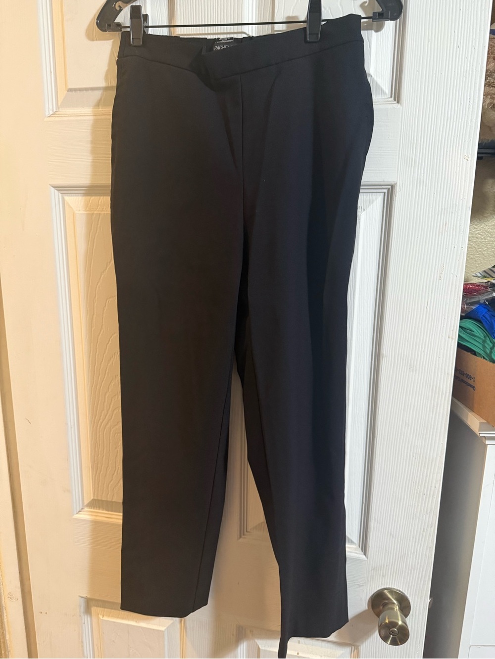 Rachel Zoe Cropped Black Tailored Pants